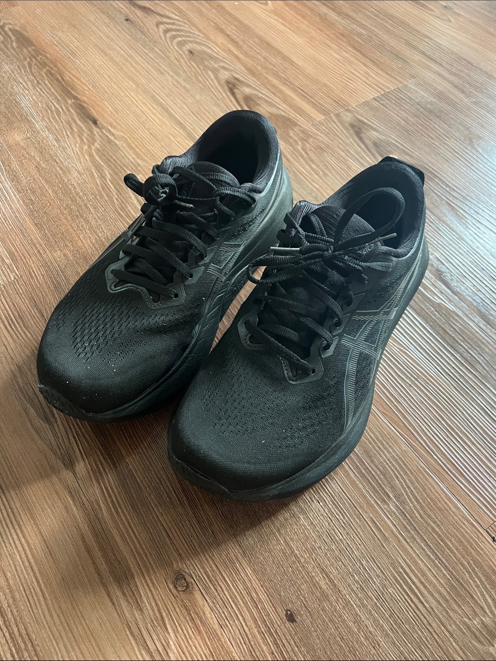 ASICS Black Men's Athletic Running Shoes